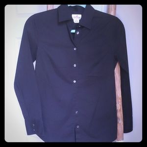 Haberdashery for J.Crew black fitted button down